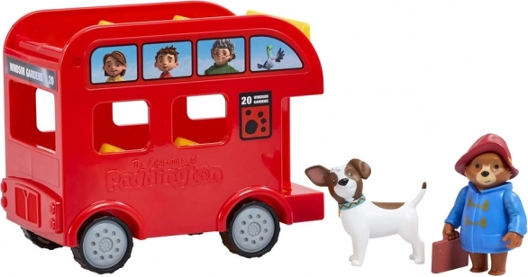 Zestaw do zabawy Paddington z czerwonym autobusem