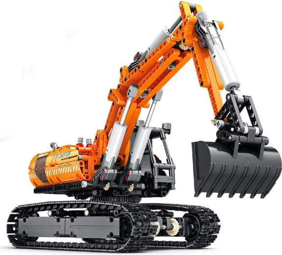 Stabilny podwozie gąsienicowe i obrót 360°