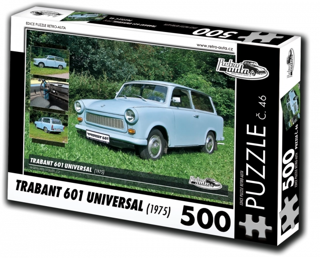 Retro Samochody Puzzle Trabant 601 Universal 500 elementów
