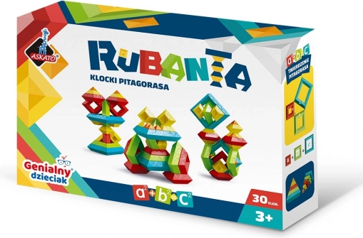 Kostki Pitagorasa Rubanta – edukacyjna układanka, 30 elementów