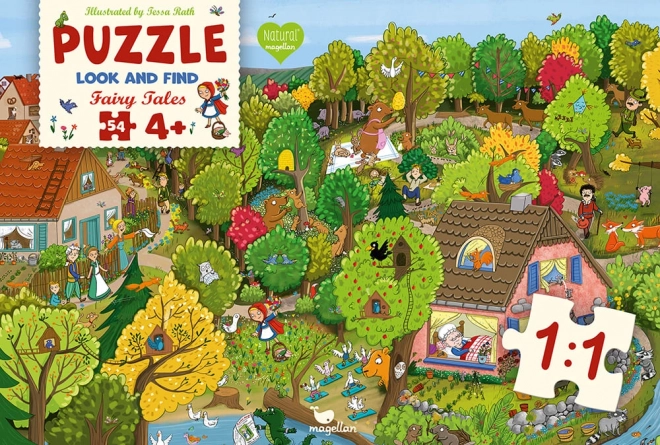 Magellan Puzzle Szukaj i znajdź Czerwony Kapturek