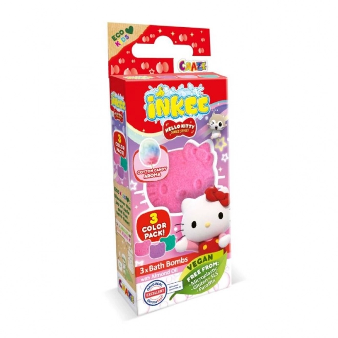 INKEE - Mini zestaw musująca bomba - Hello Kitty