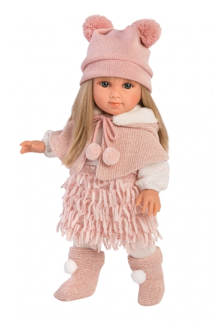 Llorens Elena realistyczna lalka z miękkim materiałowym ciałem 35 cm