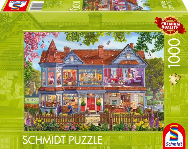 Puzzle Dom na wiosnę 1000 elementów