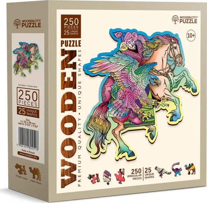 Drewniane puzzle Koń i Orzeł 250 elementów