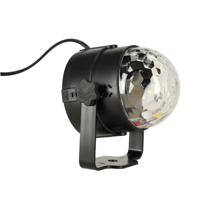 LED RGB kula disco z pilotem zdalnym