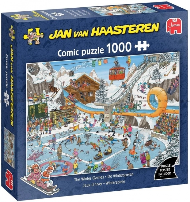 Puzzle JvH Zimowe zabawy 1000 elementów