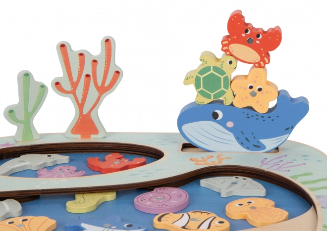 Zabawka wędkarska Tooky Toy Montessori