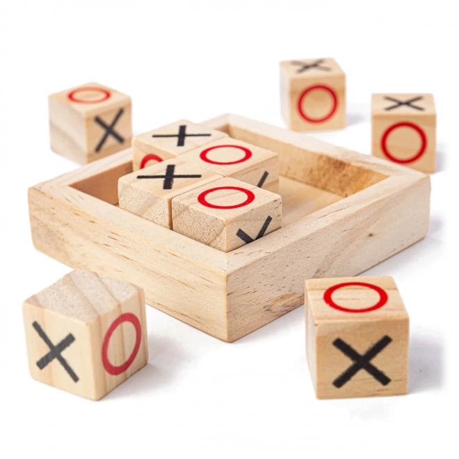 Bigjigs Toys Drewniane kółko i krzyżyk kostki