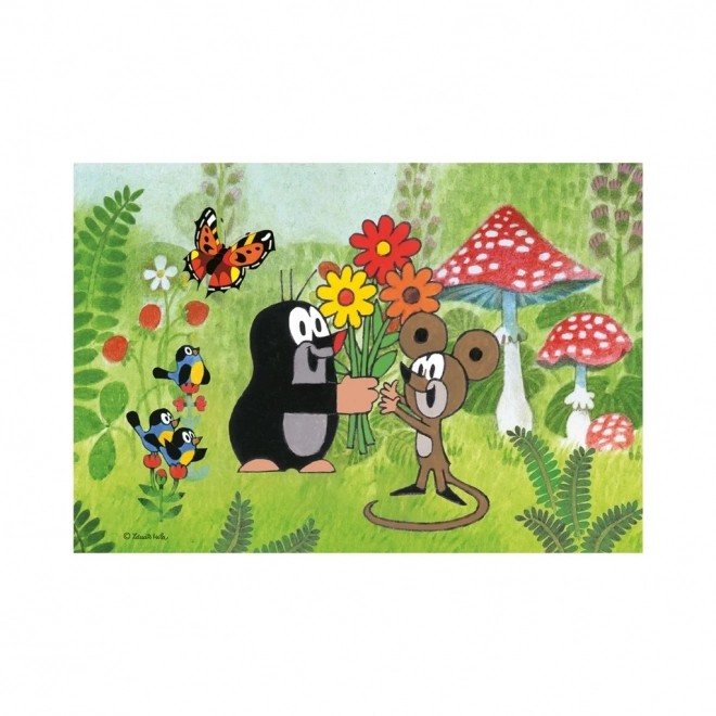 Dino Puzzle Krecik Uroczystość