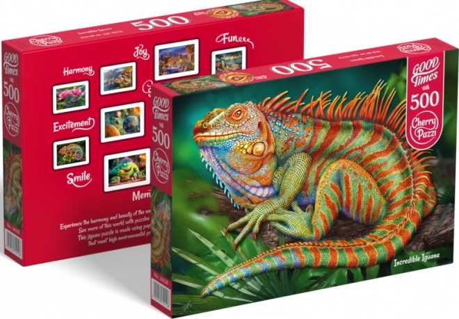 Cherry Pazzi Puzzle Niewiarygodna Legwan 500 Elementów