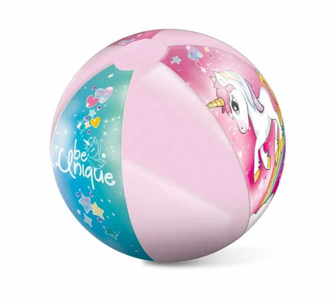 Piłka dmuchana z motywem jednorożca 50 cm