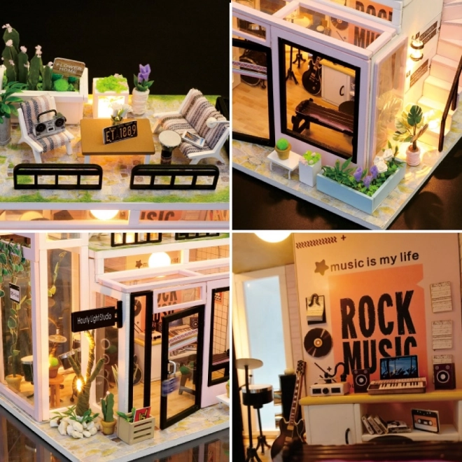 Dwadzieścia miniatur domku Studio Houguang