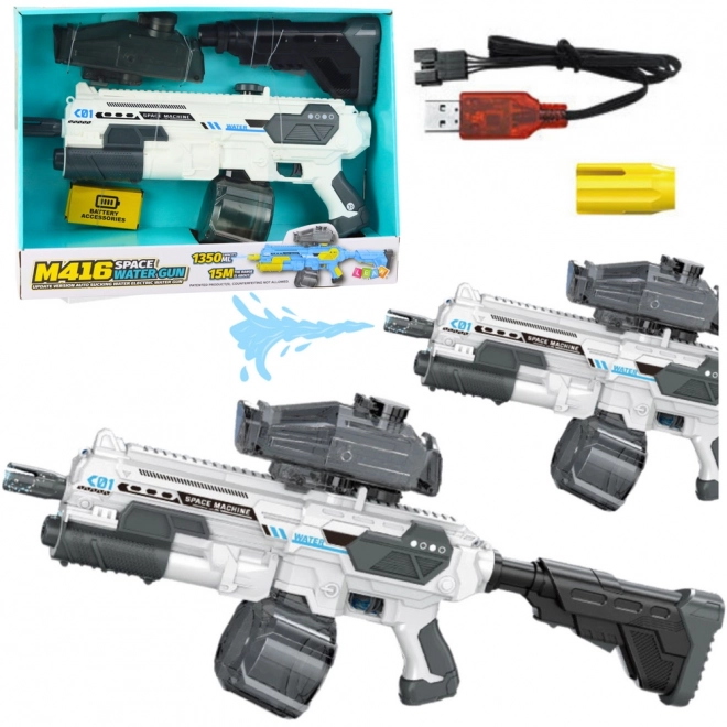 Elektryczny pistolet wodny M416 1350 ml