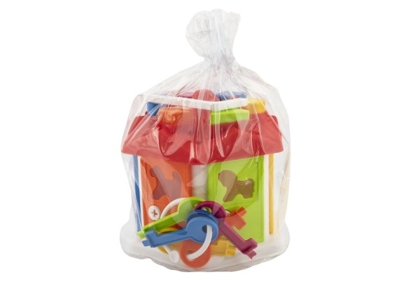 Sorter domek plastikowy z kluczami