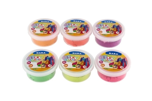 Kreatywny kolorowy piasek Nara Silky Sand w pudełku