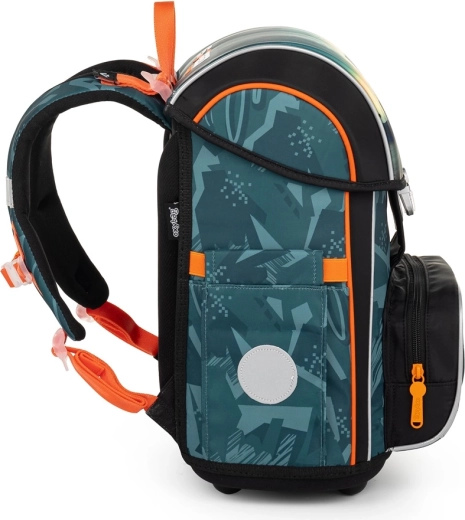 Bezpieczna klamra i elementy odblaskowe