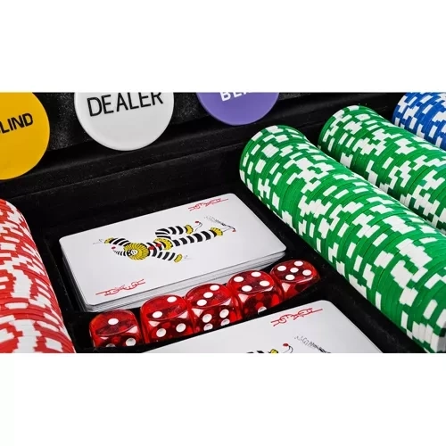 Poker - zestaw 500 żetonów w HQ walizce