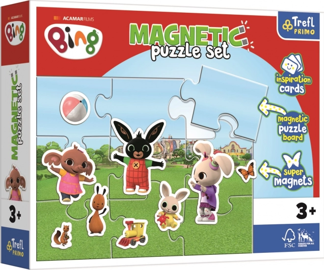Magnetyczne puzzle – zabawny świat Binga