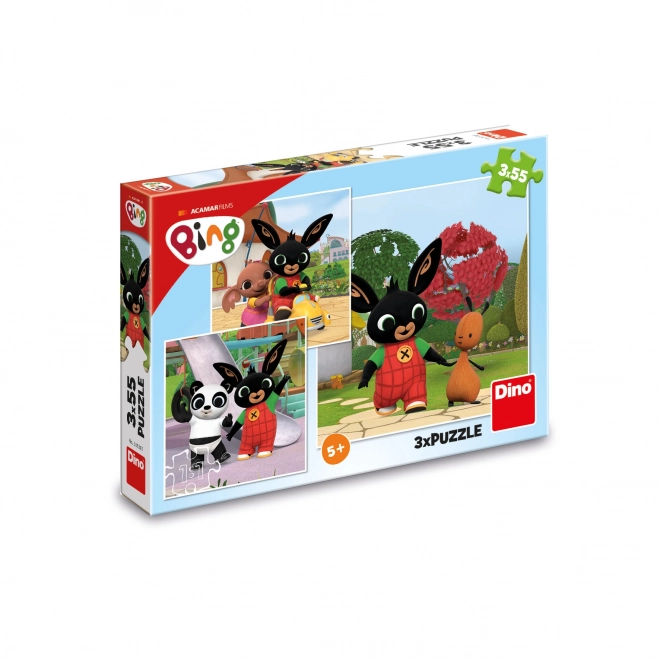 BING SIĘ BAWI 3x55 Puzzle