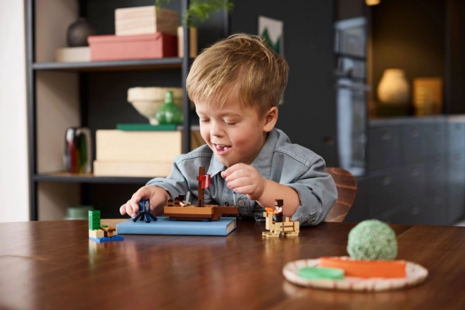 LEGO Minecraft 21259 Rejs okrętem pirackim