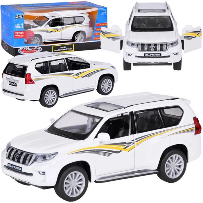 Metalowy model Toyota Land Cruiser Prado z efektami