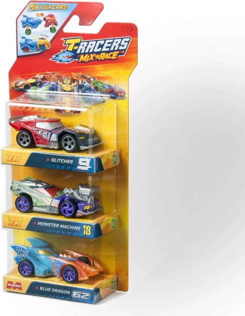 T-Racers Mix 'N Race samochody 3 szt.