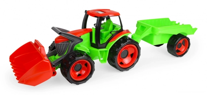 Traktor kopi05cy Giga Trucks z przyczepą plastikową 62cm