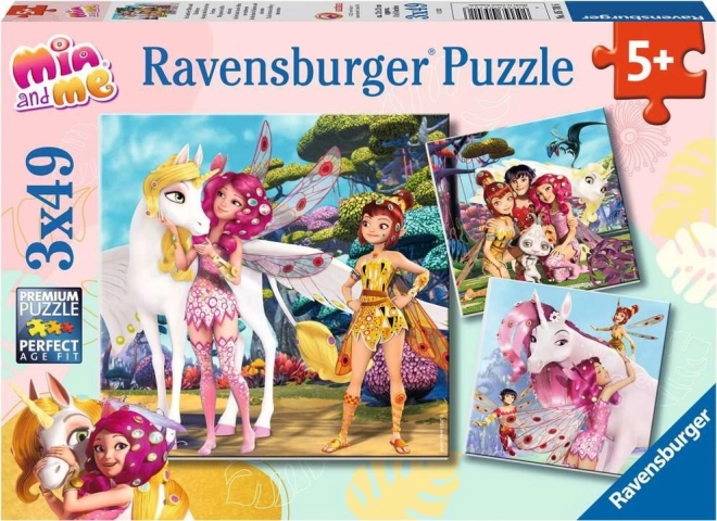 Puzzle Mia i ja 3x49 elementów