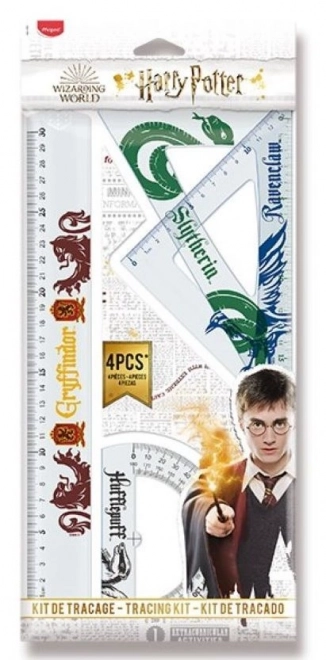 MAPED Zestaw linijek Harry Potter 4 szt.