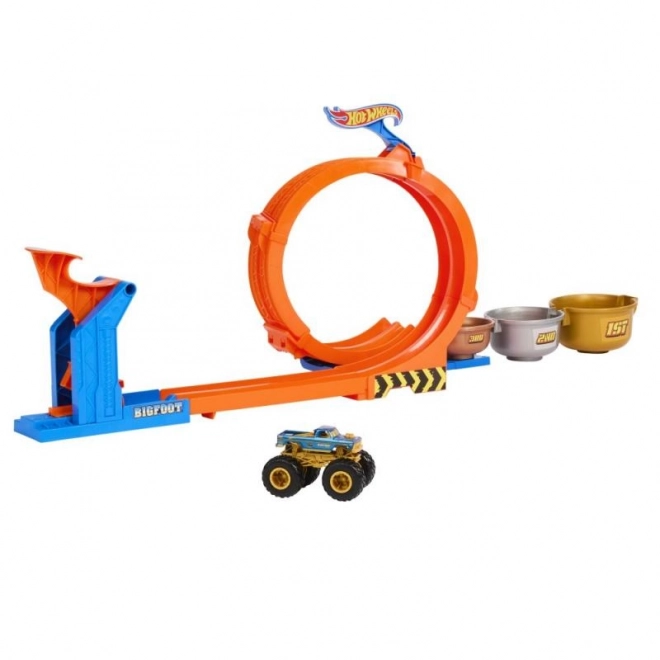 Hot Wheels Monster Trucks Bigfoot pętla i skok