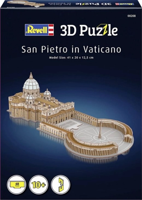 Revell 3D puzzle bazylika św. Piotra, Watykan 68 elementów