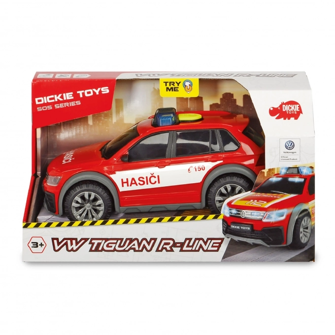 Samochód strażacki VW Tiguan R-Line, wersja czeska