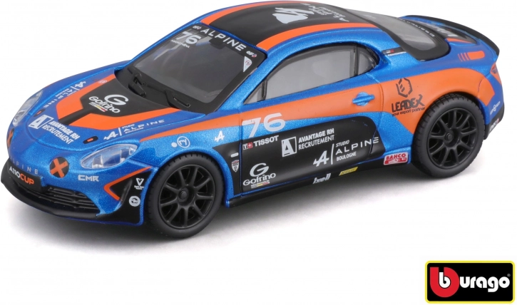 Metalowy model samochodu 1:43 Alpine A110 Cup Racing w pudełku prezentowym