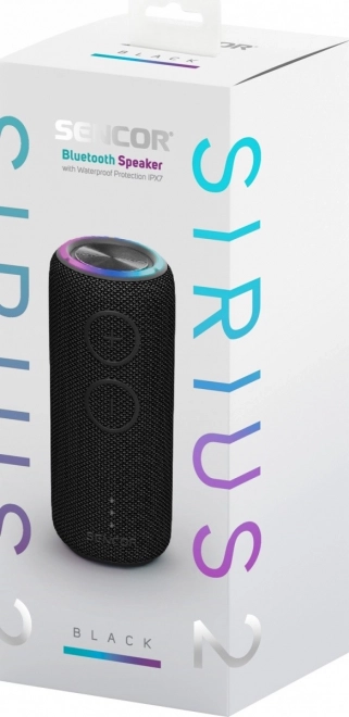 Bezprzewodowy głośnik Bluetooth Sencor Sirius 2 z oświetleniem LED i funkcją TWS