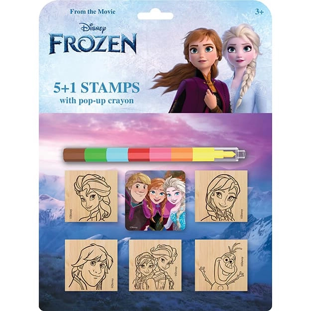 Zestaw stempli z kredką Frozen - Kraina Lodu
