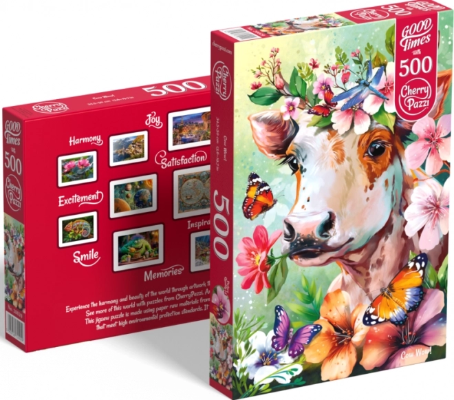 Układanka CHERRY PAZZI O mój Boże, krowa! 500 części