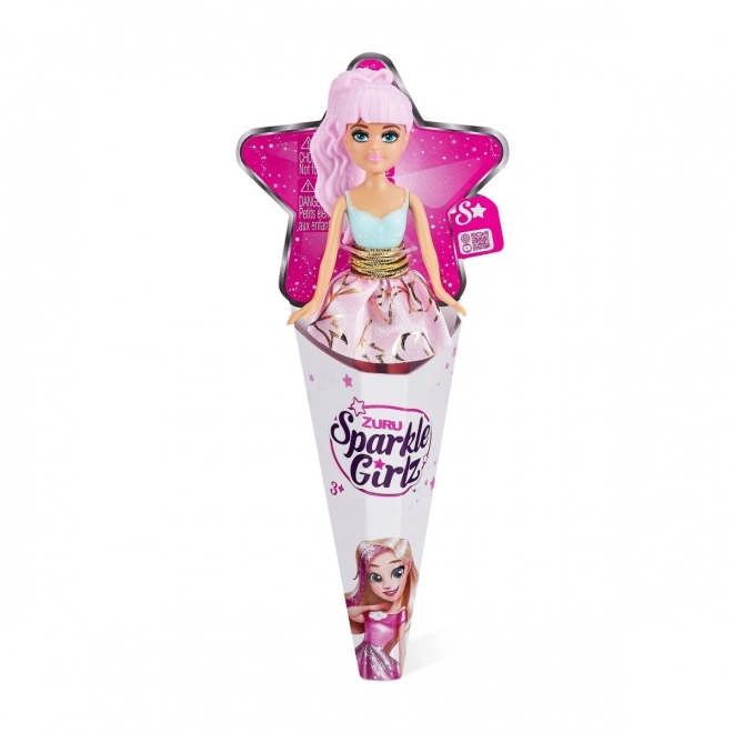 Panenka Sparklez Girlz mniejsza w rożku