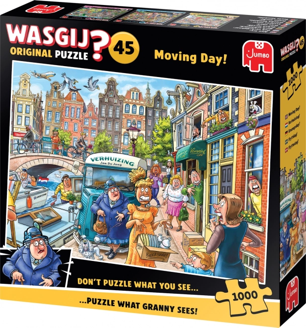 Jumbo puzzle Wasgij 45: Przeprowadzka 1000 elementów