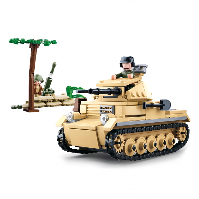 Sluban WWII M38-B0691 Niemiecki czołg Panzer II