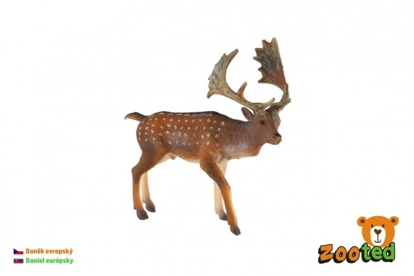 Jeleń europejski zabawka plastikowa 13cm w woreczku
