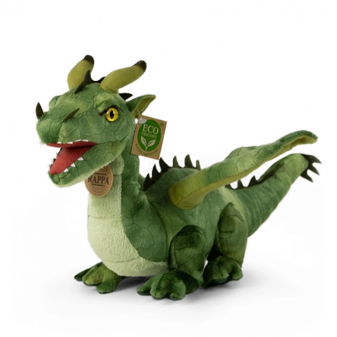 Rappa Pluszowy smok zielony 40 cm ECO-FRIENDLY