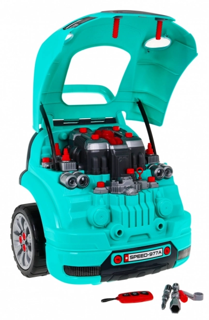 DIY Motor Master - zestaw dla małego mechanika niebieski