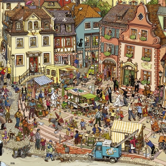 Heye puzzle Targ 1000 elementów