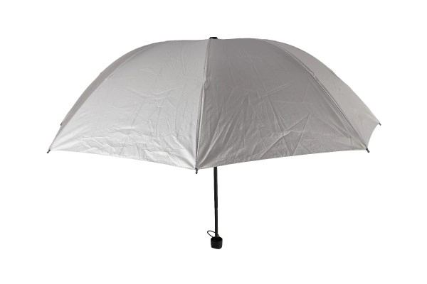 Parasol gwiaździste niebo składany 25cm tkanina/metal dla dorosłych srebrny w etui