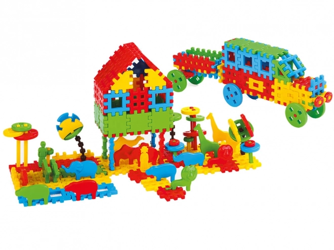 Klocki konstrukcyjne Marioinex Waffle 200 szt.