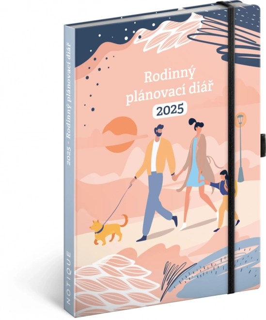 NOTIQUE Rodzinny terminarz – wsparcie dla wszystkich rodziców 2025, 15 x 21 cm