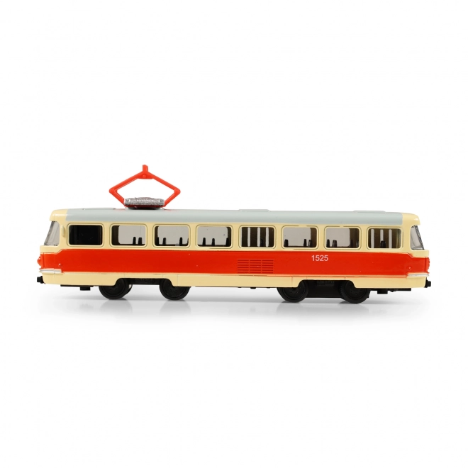 Metalowy retro tramwaj 16 cm WYSOKIE TATRY