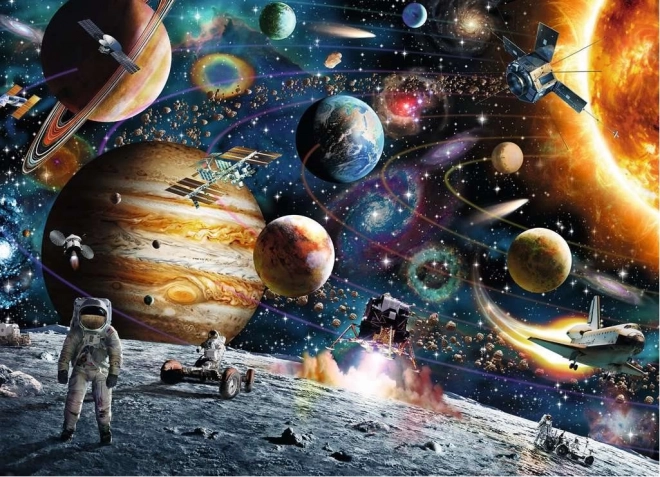 Puzzle Astronauta w kosmosie 60 elementów