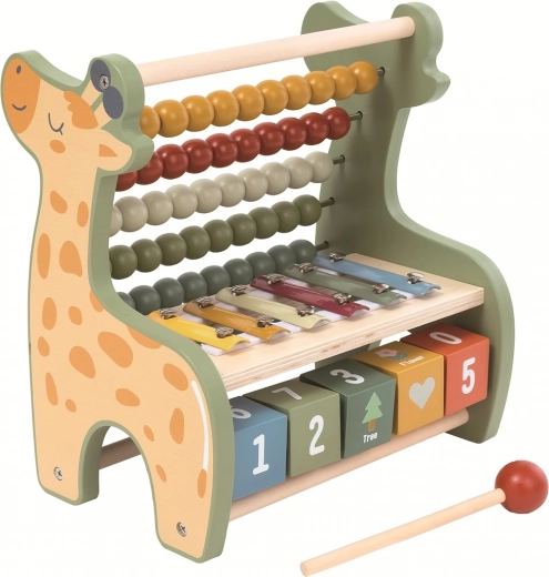 Multifunkcyjny licznik żyrafa z ksylofonem 2Kids Toys